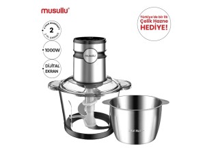 MUSULLU RONDO DOĞRAYICI VE ÖĞÜTÜCÜ - 2 Litre (Dokunmatik)