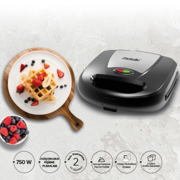 Musullu Tost ve Waffle Makinesi Msl-2038